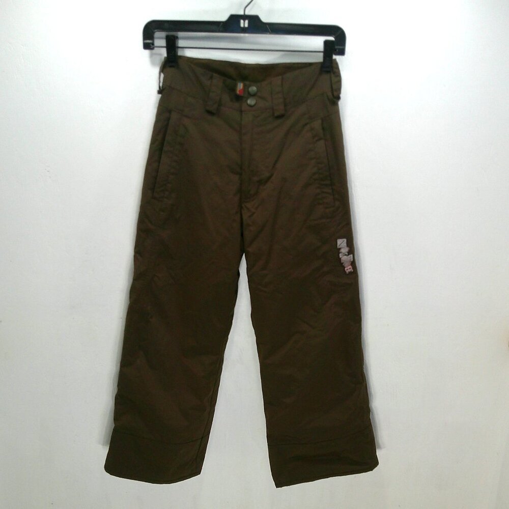 Burton Brown Youth Dry Ride Snowboard Ski Winter Cargo Style Pants Size M